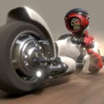 Skull Chaser motorcycle..animation