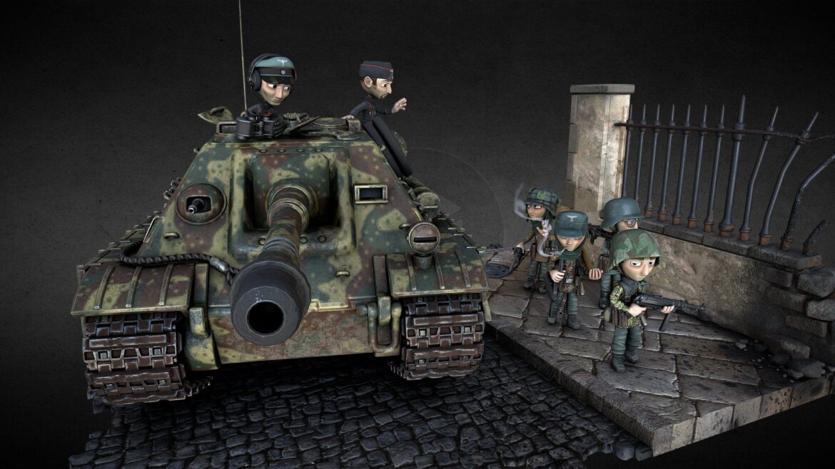 the battle of caen.thumb