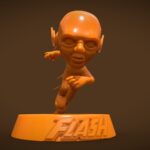 The Flash Superhero toy_Style 3dprint