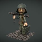 toon soldier of the Wehrmacht “Friedrich”