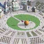 Flying Sci Fi Island City 2