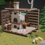 Low Poly Slavic Tile