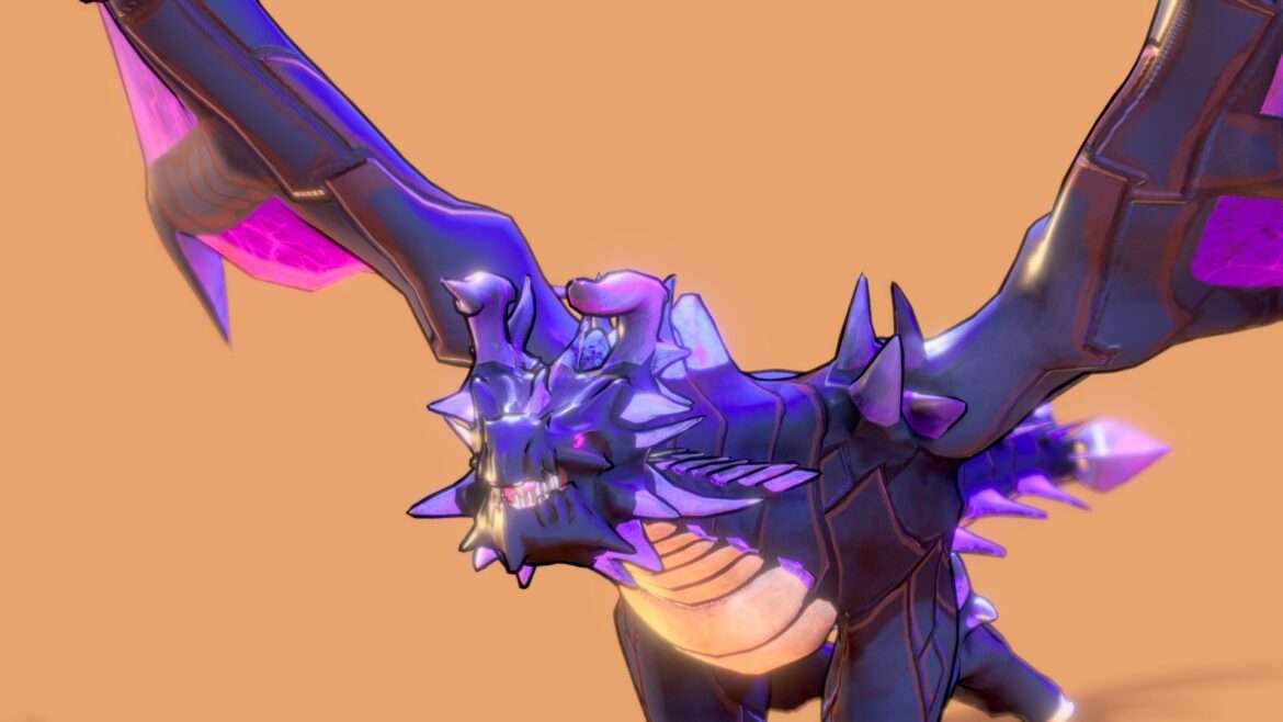 low poly stylized wyvern.thumb