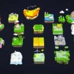 Low Poly Worlds Islands Exteriors Pack 2