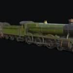 Steam locomotive GWR 4900 hall class