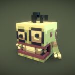 3D Pixel Micro Zombie Brian