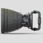 Abandoned Rocket engine / fuel thruster