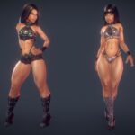 Low Poly Female Base Mesh