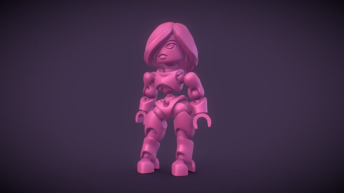 articulate minifig version two 3d printable.thumb