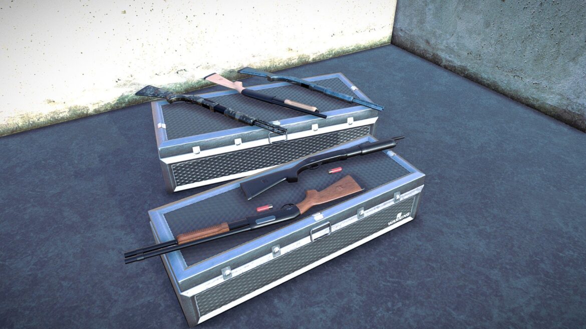 cm350 shotgun game ready 5 textures.thumb