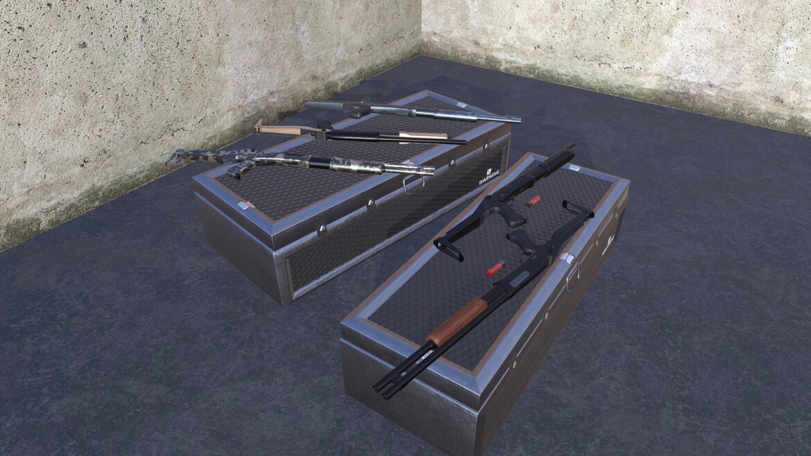 cm352 shotgun game ready 5 textures.thumb