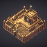 Cube World Wood Block – PS – Isometric