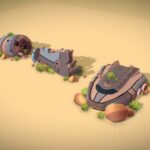 Destroyed Spaceship Part – Preview