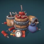 Explosives Set – Hand Painted