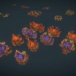 Fantasy Level Set All Parts – Hand Painted