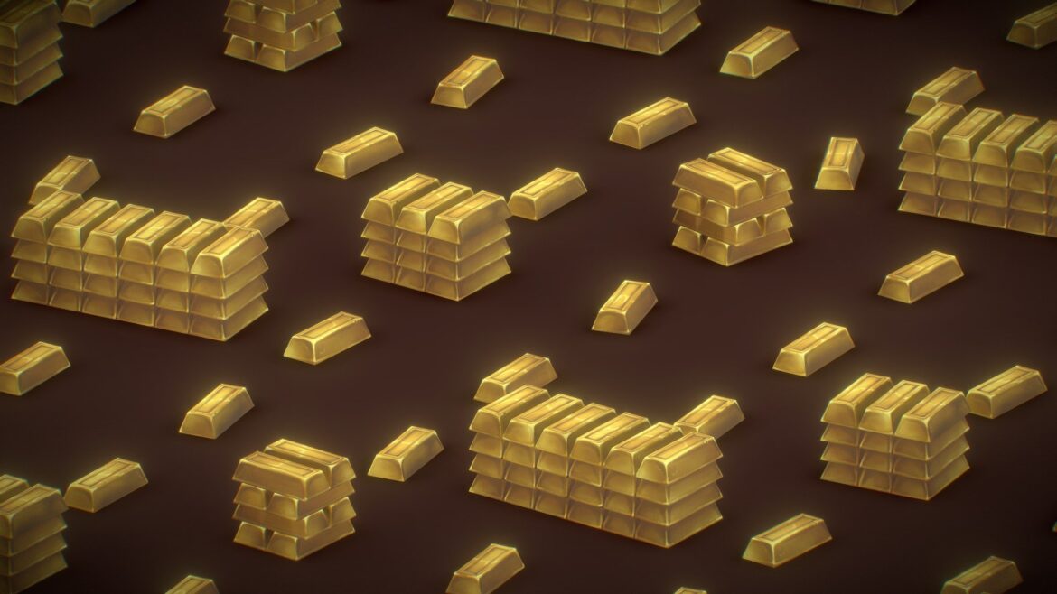 gold bar set hand painted series preview.thumb