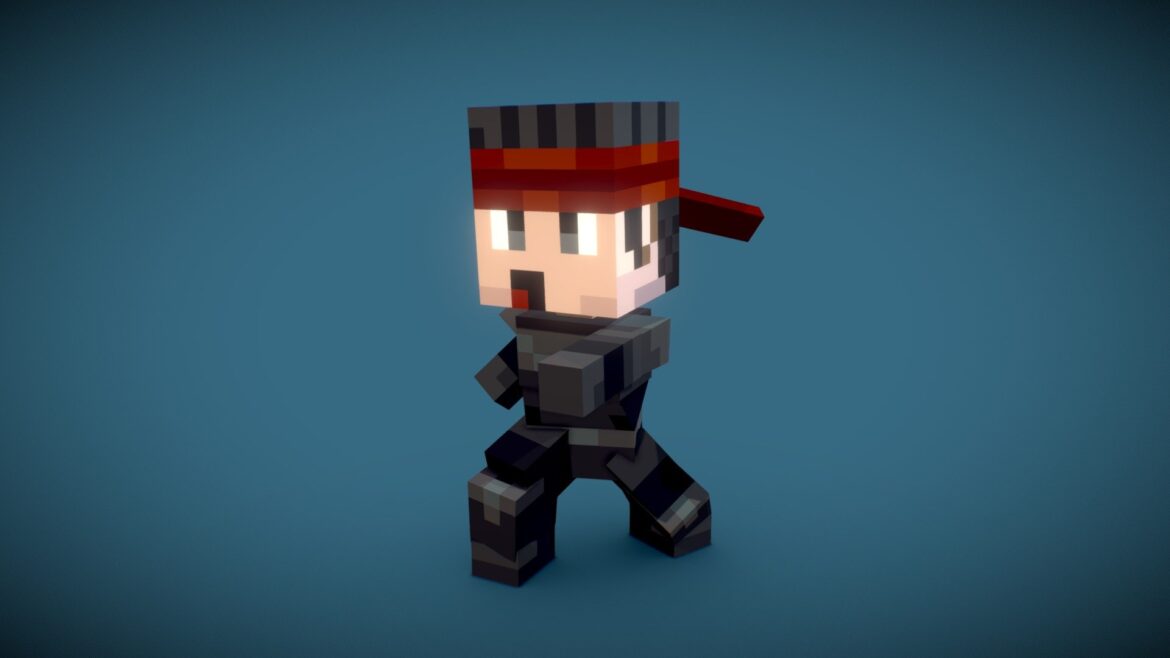 low poly 3d pixel man.thumb