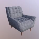 LUX Liam Dark Gray Chair