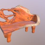 LUX Teak Root Bench B