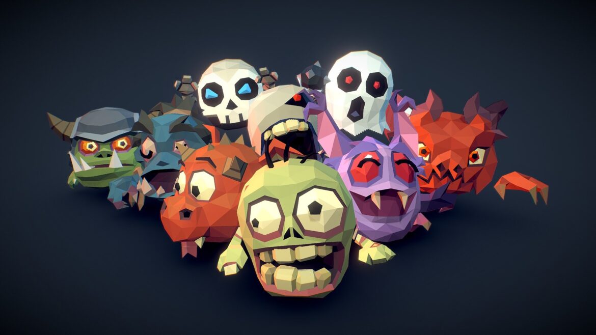 micro monster set poly series.thumb