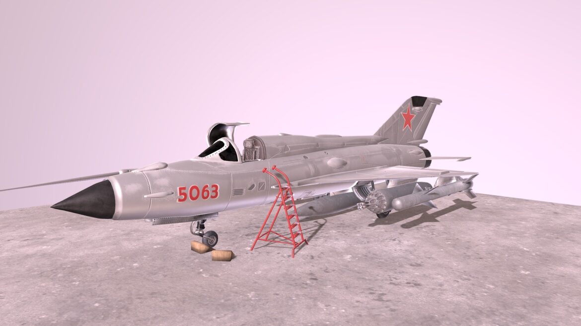 mig 21 rigged animated with interior m5.thumb