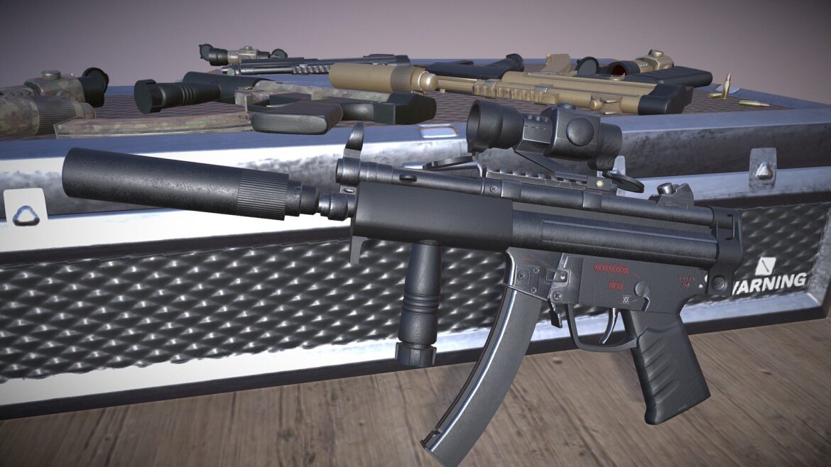 mp5 a4 game ready low poly.thumb