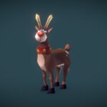 Rudolph – Hand Painted