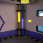 Sci-Fi Room With Control Panel