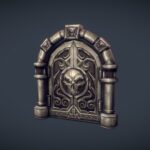 Stone Dungeon Door – Hand Painted Series