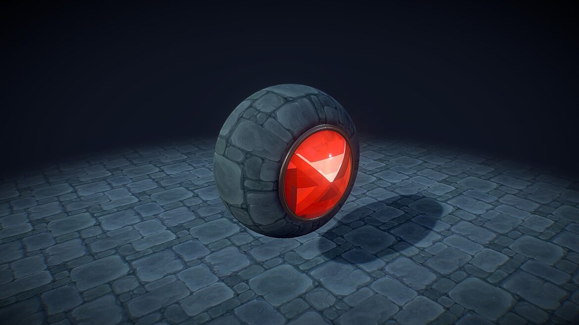 stone floor game texture old blue dungeon v1.thumb
