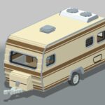 Voxel Caravan With SUV Tow