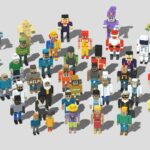 Voxel Characters Pack (40 Characters)