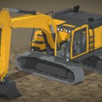Voxel Large Excavator