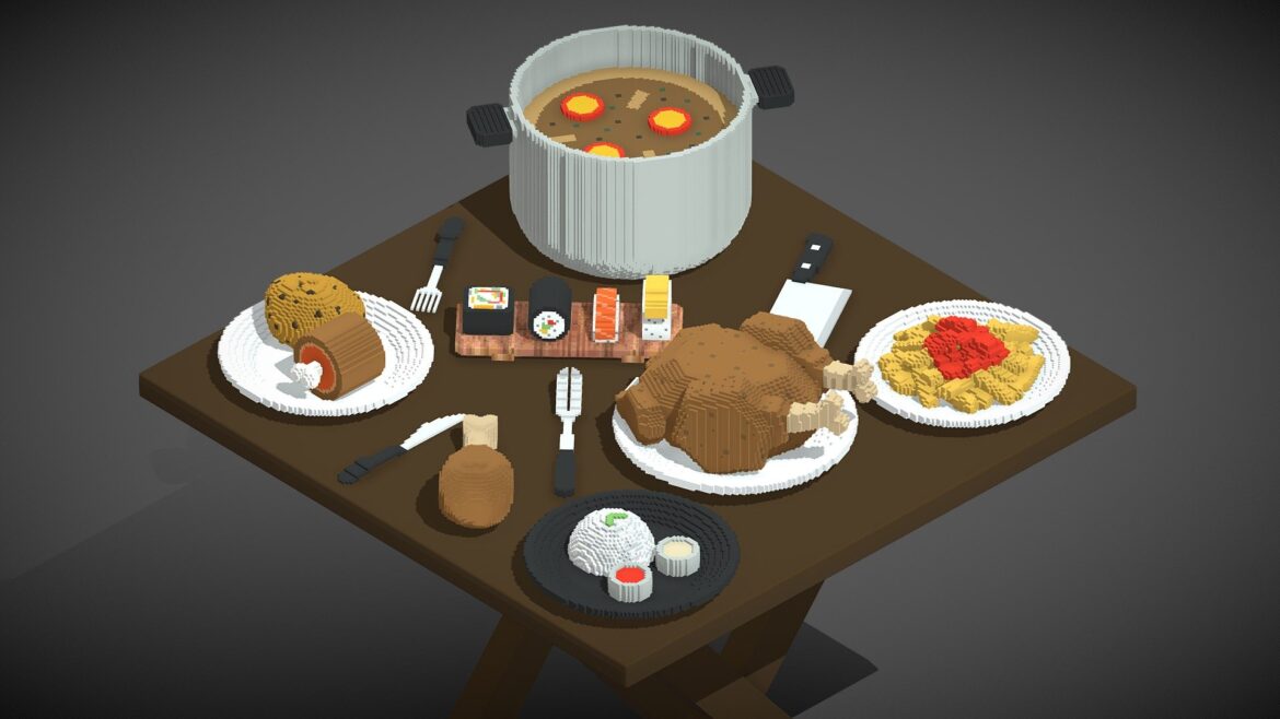 voxel lunch food 17 items.thumb