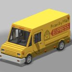 Voxel Mail Van