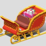 voxel santa claus cart.thumb