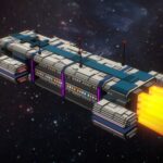 Voxel Spaceship (G.S.S Infinity)