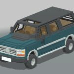 Voxel Police SUV