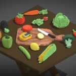 Voxel Vegetables (17 Items)