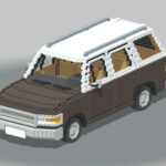 Voxel Wagon Car