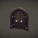 Wooden Dungeon Door – Hand Painted Series