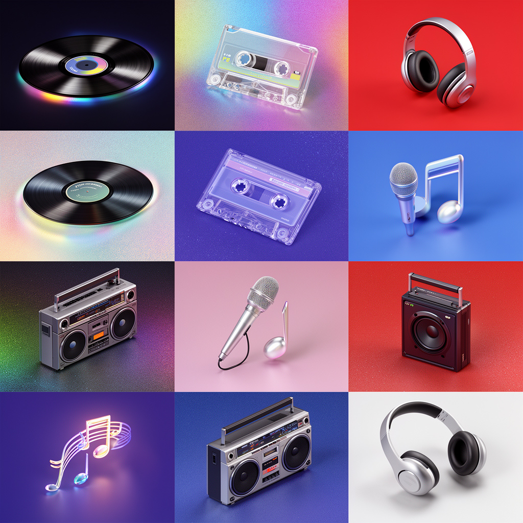 Music 3D Models