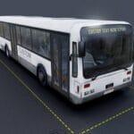 Complete Low Poly Bus – animated demo