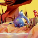 Forest Diorama at Sunset