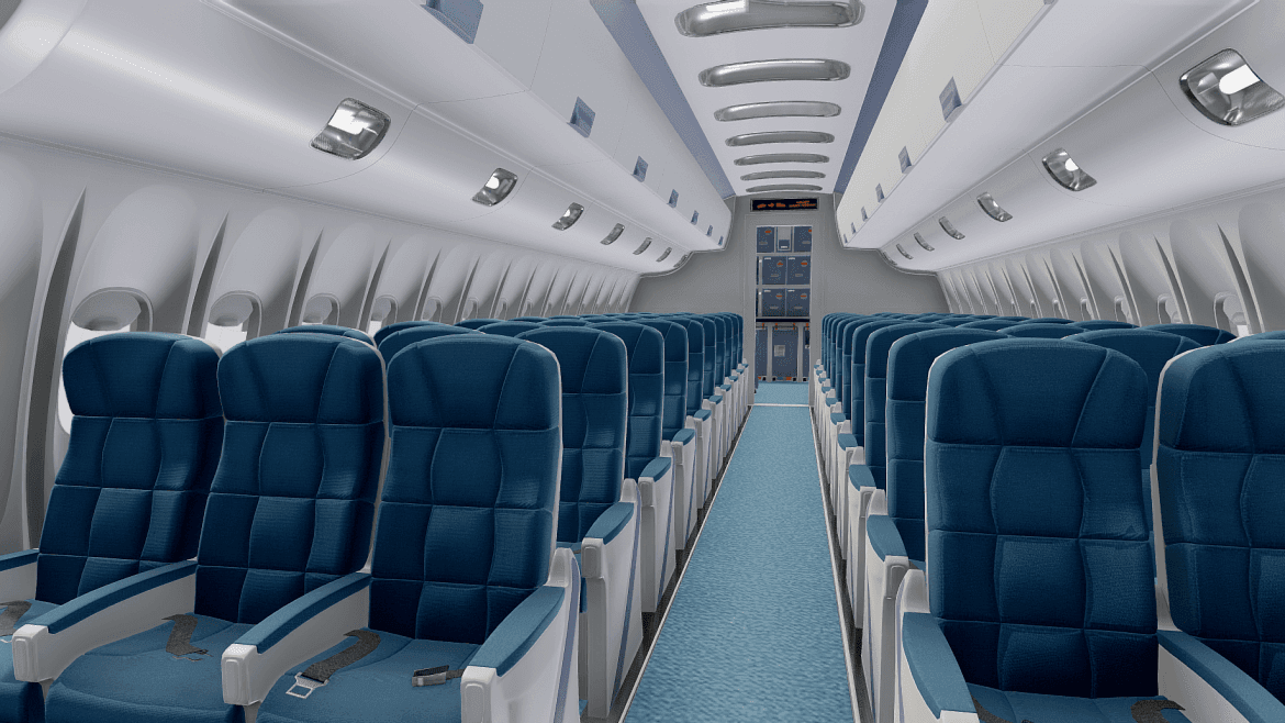 Airbus Cockpit Interior Complete 3d Model 1