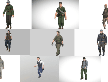 10- Low Poly Soldier Characters Collection 43