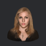 Madonna Photo-Realistic-Head-Bust-For 3D Print or Metaverse