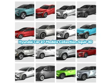 Hyundai Car 27 Models Collection-Squir 3D 38