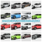 Mercedes Car 47 Models Collection-Squir 3D